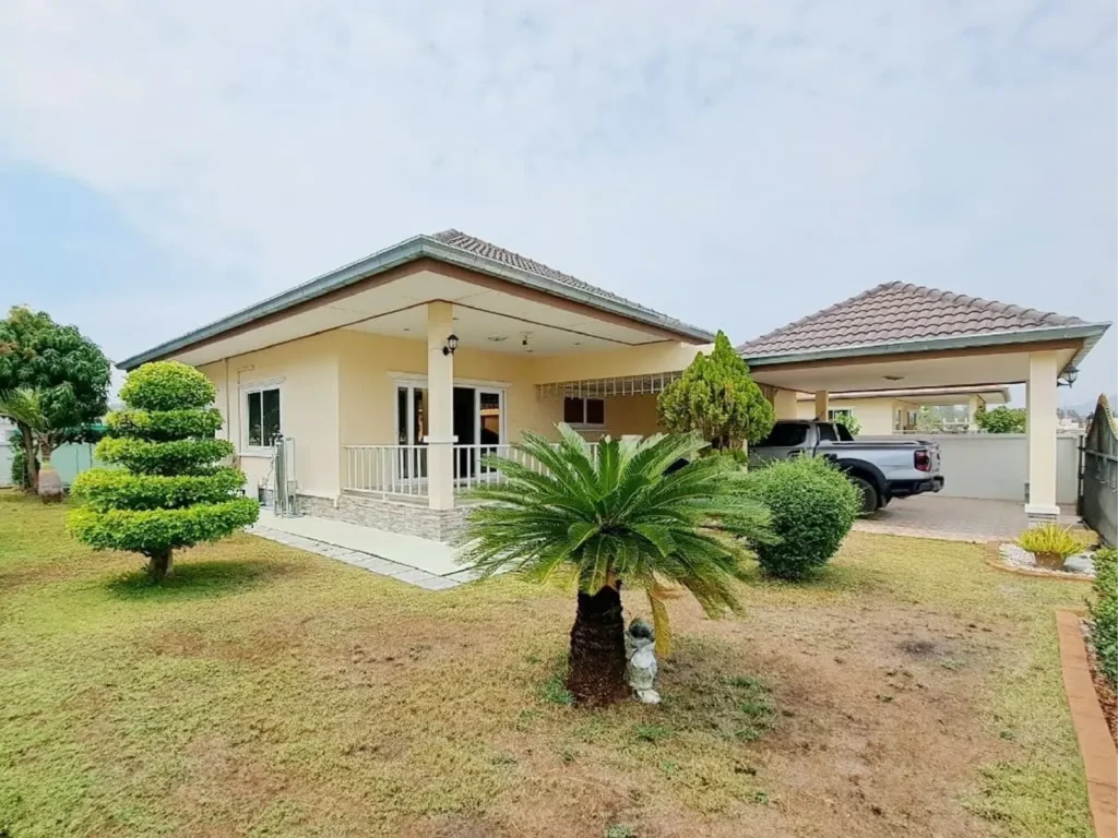 House with Solar system installed for sale – Huahin 88, Nearby Immigration รูปที่ 1