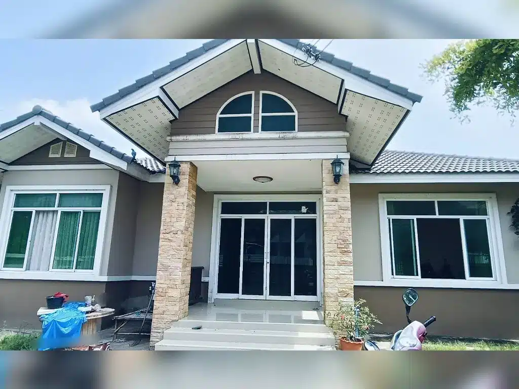 บ้านชั้นเดียว ม.สุขสำราญ พระพุทธบาท สระบุรี รูปที่ 1